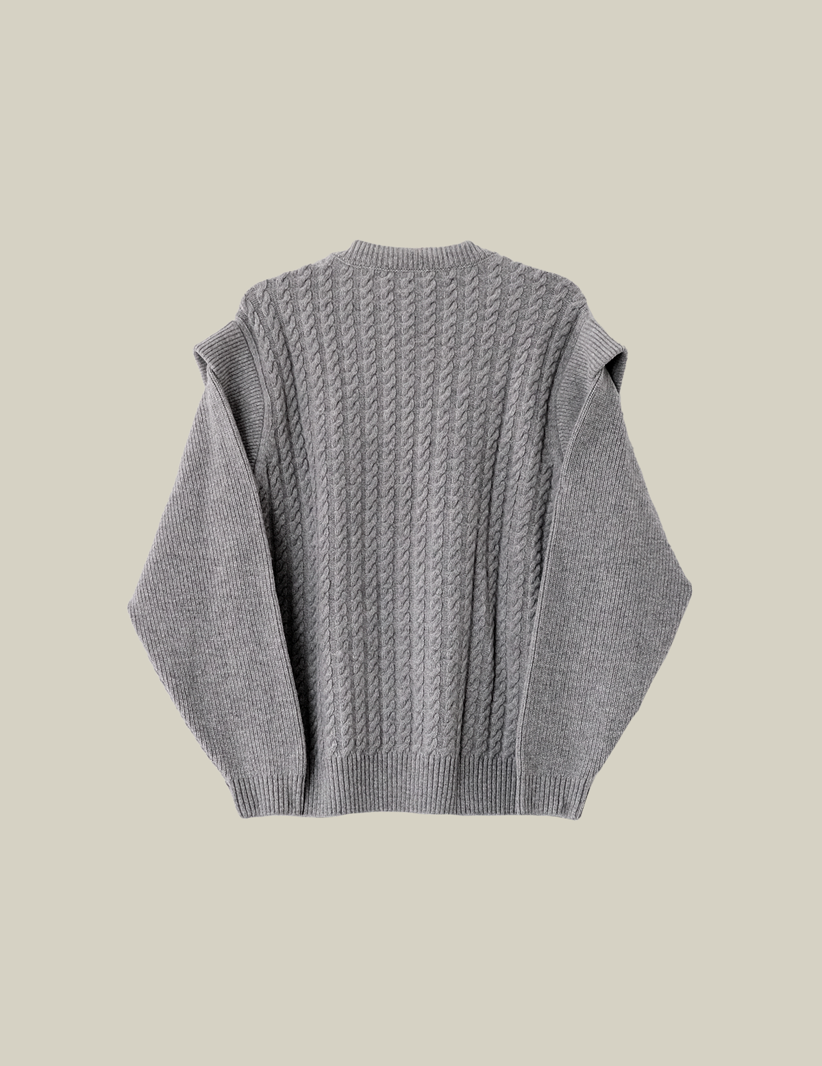 Frame Oversized Unisex Knit Sweater