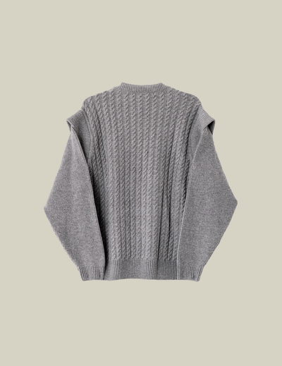 Frame Oversized Unisex Knit Sweater